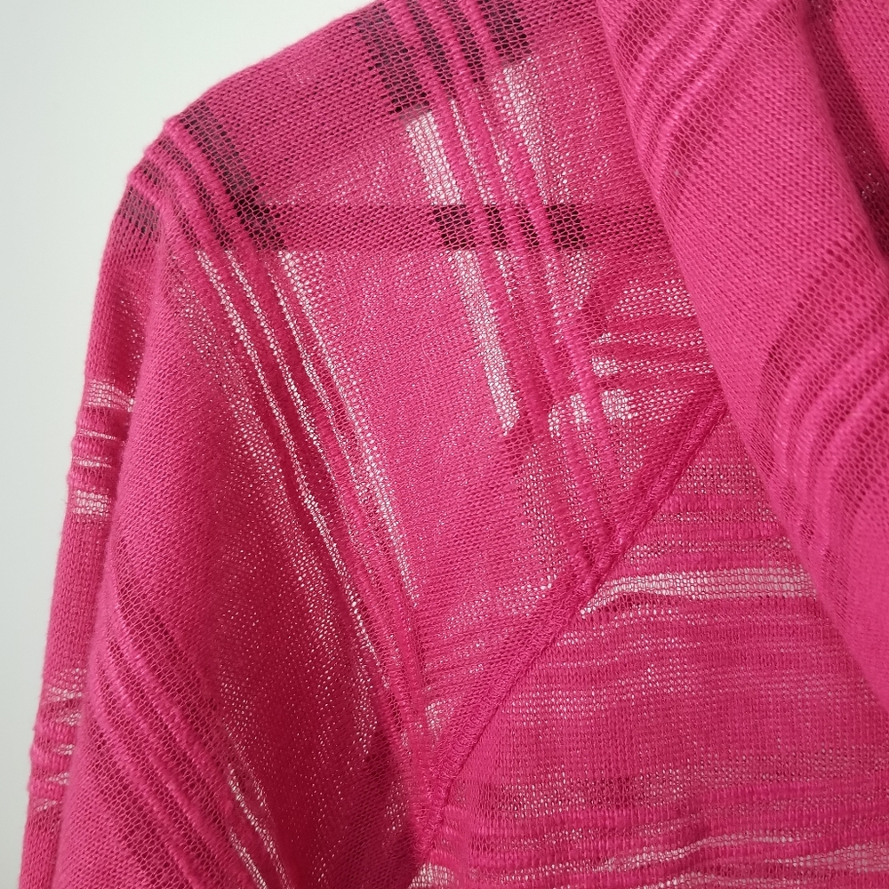 2 for $30 Hollister Cover-up Small See-through Hood Fuchsia
